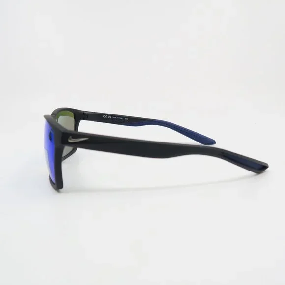 Nike MAVERICK P EV1097 011 59mm Black/Blue Polarized Mirror New Sunglasses. - Picture 6 of 8